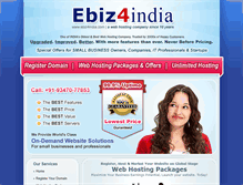 Tablet Screenshot of ebiz4india.com